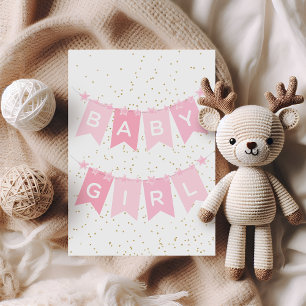 Baby Girl Congratulations Card