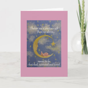 Baby Girl/congratulations greeting card