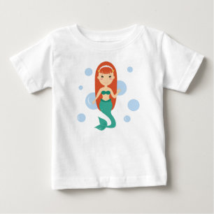 Baby girl cute mermaid princess tutu dress T-Shirt