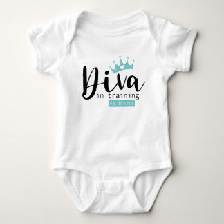Baby Girl Diva in Training by Mama bodysuit