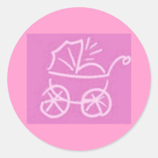 Baby Girl Envelope Seals