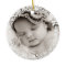 Baby Girl First Christmas White Berry Wreath Pink