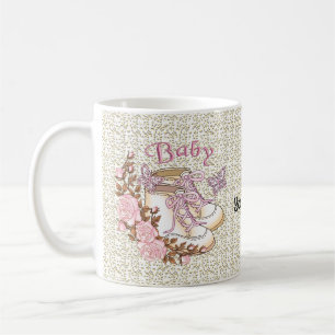 Baby Girl First Shoes Coffee Mug