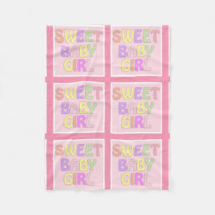 Baby Girl Fleece Blanket