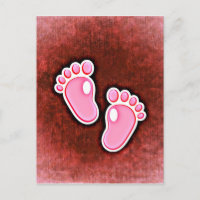 baby girl footprints feet cute expecting newborn