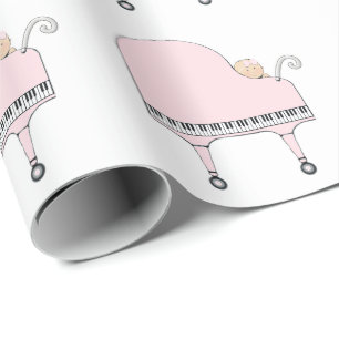 Baby Girl Gift Wrapping Paper