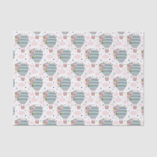Baby Girl Hot Air Balloons Tissue Paper