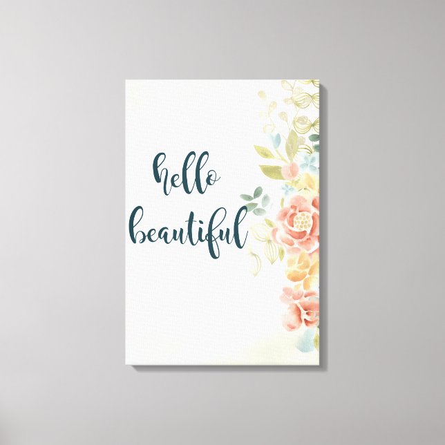 Baby Girl I Canvas Print (Front)