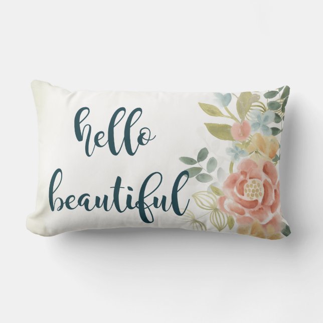 Baby Girl I Lumbar Cushion (Front)