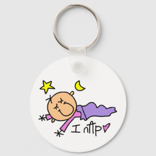 Baby Girl I Nap Tshirts and Gifts Key Ring