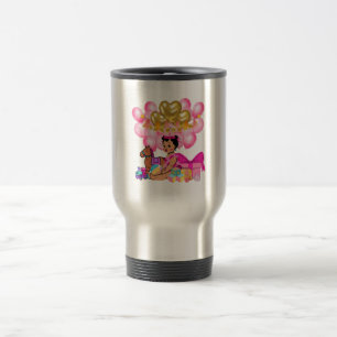 Baby Girl in Pink Travel Mug