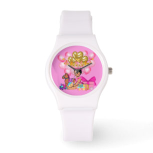 Baby Girl in Pink Watch