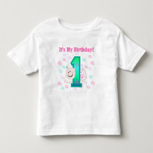 Baby Girl It's My 1st Birthday Toddler T-Shirt