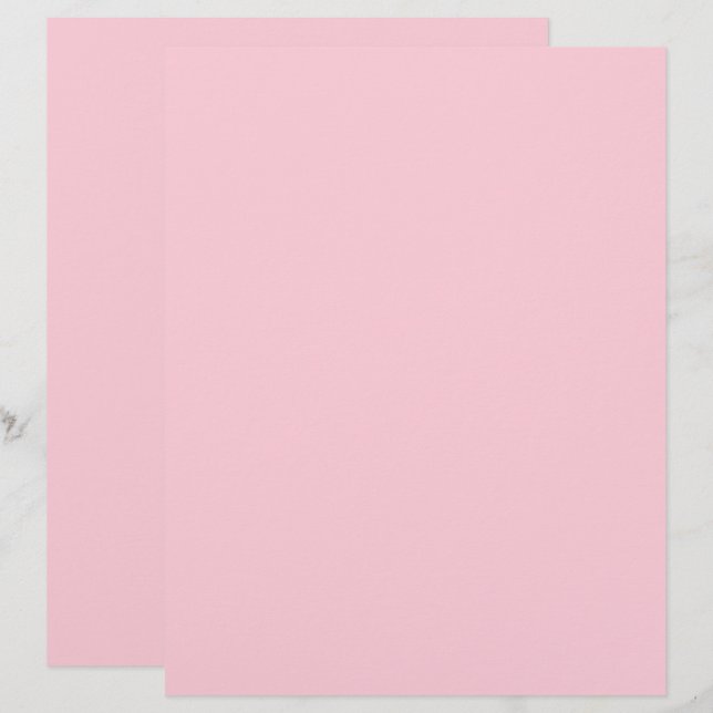 Baby Girl Light Pink Solid Colour (Front/Back)