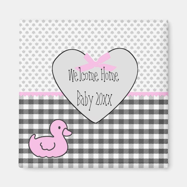 Baby Girl Magnet (Front)