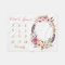 Baby Girl Milestone Monthly Baby Blanket