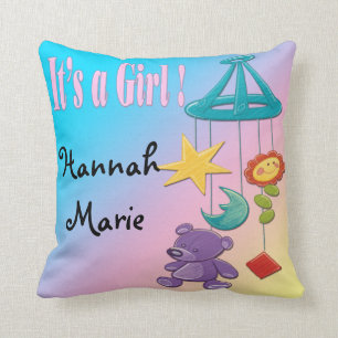 Baby Girl- Mobile Keepsake Pillow