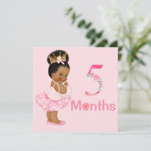Baby Girl Monthly Milestone Markers Girl
