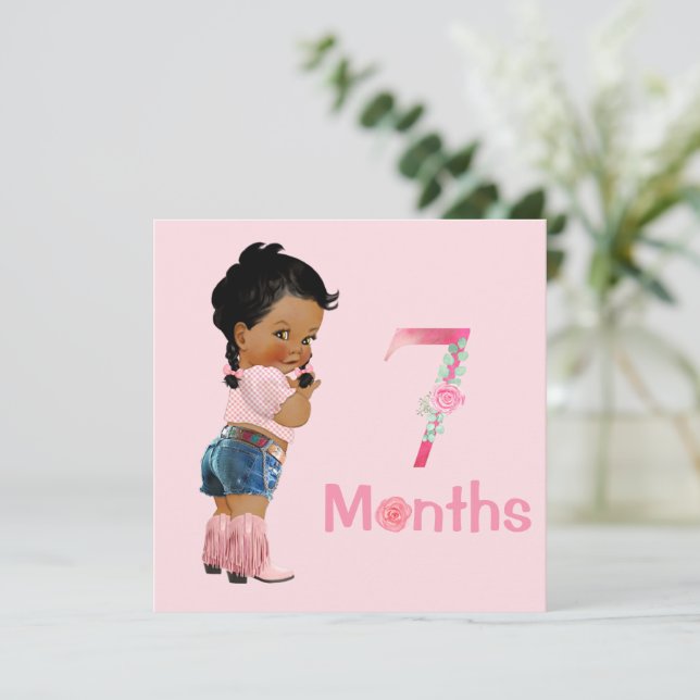 Baby Girl Monthly Milestone Markers Girl (Standing Front)