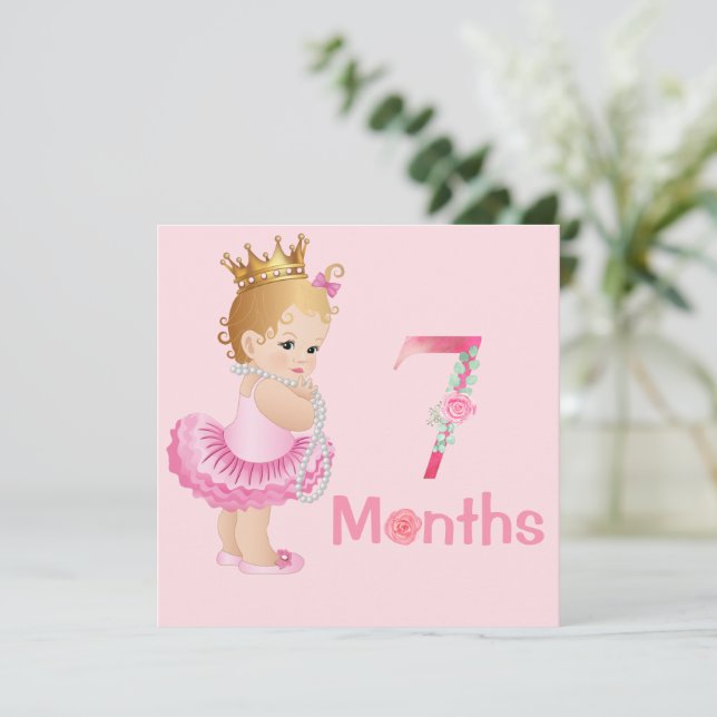Baby Girl Monthly Milestone Markers Girl (Standing Front)
