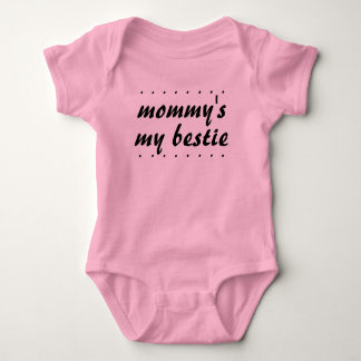 Baby Girl Mother Daughter Mummy's my Bestie BFF Bodysuit