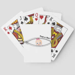 Baby Girl, Mum Pregnancy gift t shirt Playing Cards