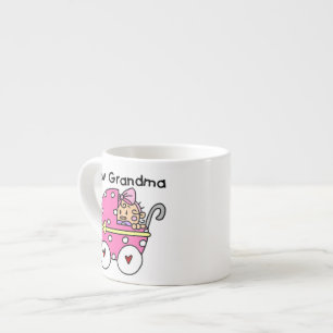 Baby Girl New Grandma Gifts Espresso Cup