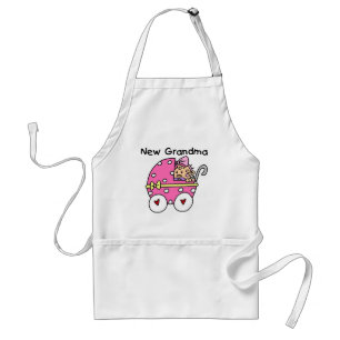 Baby Girl New Grandma T-shirts and Gifts Standard Apron
