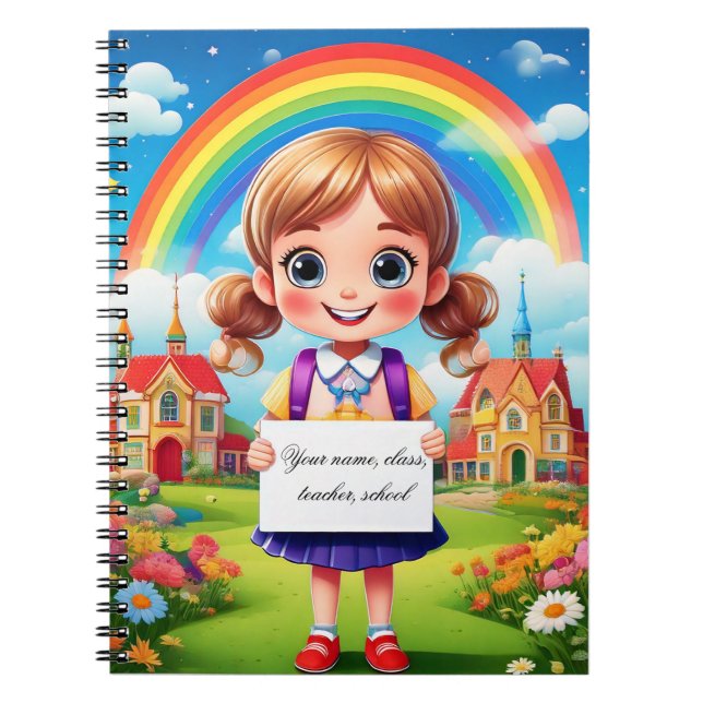 Baby girl notebook - Back to school  (Front)