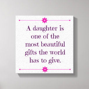 Baby Girl Nursery Canvas Art Quote Baby Girl Quote