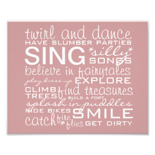 Baby Girl Nursery Print