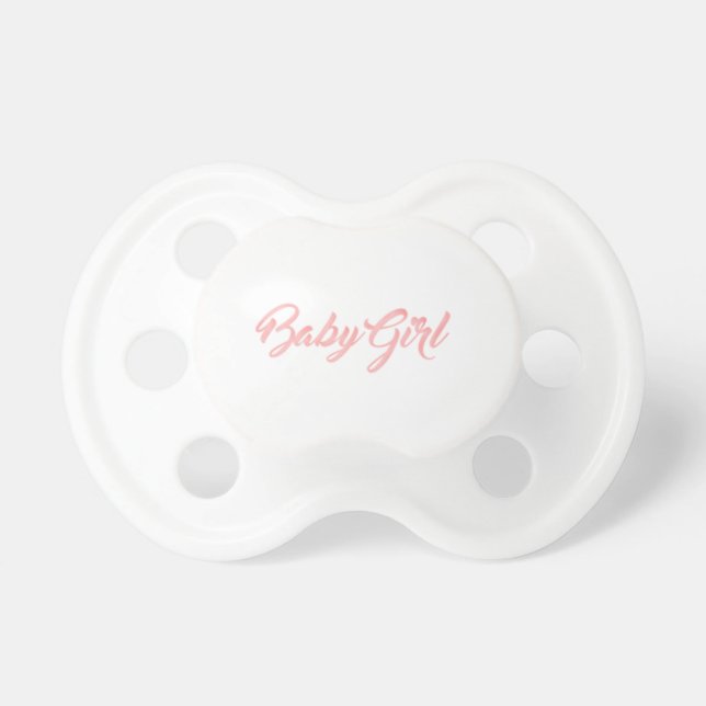 Baby Girl Pacifier (Front)