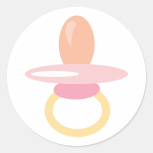 Baby Girl Pacifier Stickers