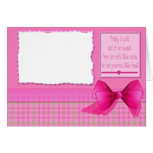 Baby Girl Photo Card #2