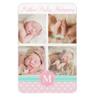 Baby Girl Pink Birth Keepsake Personalised Photo