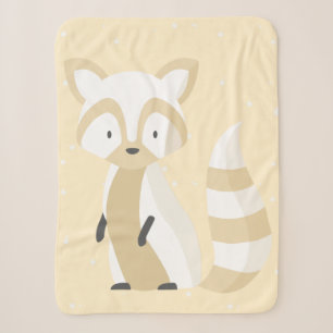 Baby girl pink pastel newborn cute Safari nursery Sherpa Blanket