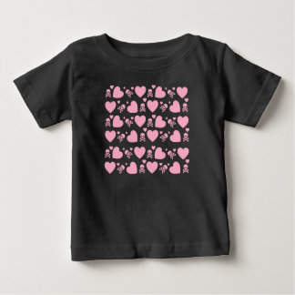 BABY GIRL PINK SKULLS SHIRT