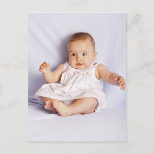 Baby girl postcard