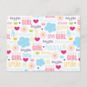 Baby Girl Postcard