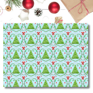 Baby Girl Santa Outfit Baby Shower Pattern Tissue Paper