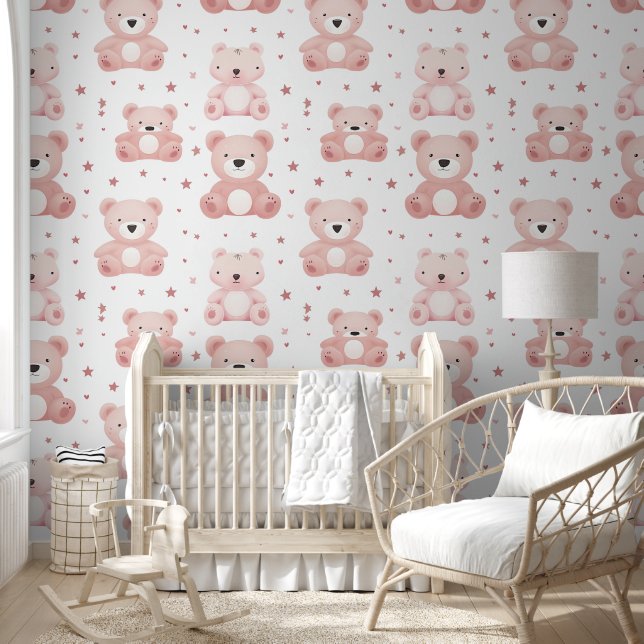Baby Girl Seamless Patterns Nursery Room Decor  Wallpaper (Kids)