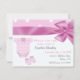 Baby Girl shower invitation
