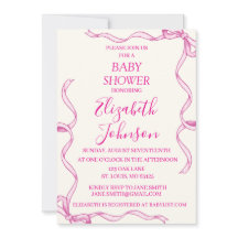 Baby Girl Shower Invitation