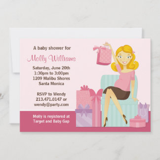 Baby Girl Shower Invitation