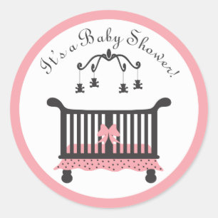 Baby Girl Shower Sticker