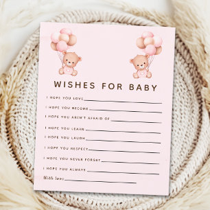 Baby Girl Shower - Teddy Bear Theme