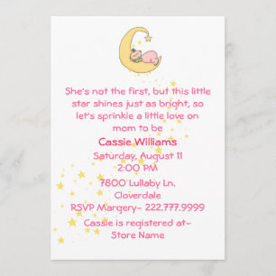 Baby Girl Sprinkle Shower Invitation