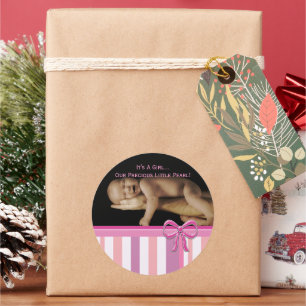 Baby Girl Stickers with your baby photo