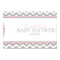 Baby Girl Tutu Chevron Print Baby Shower Banner