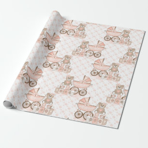 Baby Girl Wrapping Paper